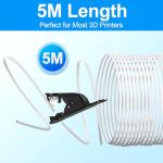 16.4ft PTFE Bowden Tube for 3D Printers