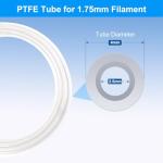 Xlajiao PTFE Tube 1.75mm Filament 5M