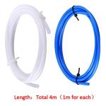 SIQUK 4-Pack PTFE Tubing with Fittings for 3D Printers