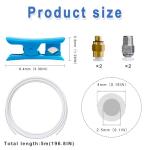 PTFE Teflon Tube Kit for 3D Printers