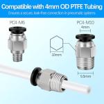 PTFE Bowden Tube for 1.75mm Filament, 2M