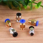 SIQUK 4-Pack PTFE Tubing with Fittings for 3D Printers