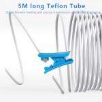 16.4ft PTFE Teflon Tube for 3D Printing