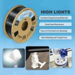 OVERTURE Professional FDM Filament 1kg - Black