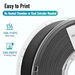 YXPOLYER 1.75mm Carbon Fiber PC Filament 1kg