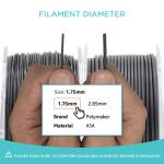 Polymaker ASA Black 1.75mm 3D Printing Filament