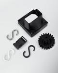 ELEGOO 1.75mm Clear Black 3D Printer Filament 1KG