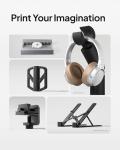 ELEGOO 1.75mm Black Glass Fiber PETG Filament