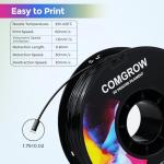 Comgrow 1.75mm Flexible TPU Filament Black 1kg