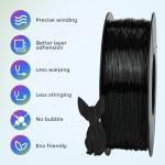 Comgrow 1.75mm Flexible TPU Filament Black 1kg