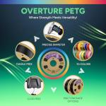 OVERTURE 1.75mm TPU Flexible 3D Printer Filament