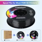 Comgrow 1.75mm Flexible TPU Filament Black 1kg