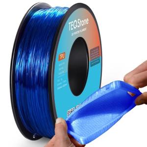 TEQStone 1.75mm Blue TPU Filament 1Kg Spool
