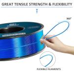 Geeetech 1.75mm TPU Filament - Clear Blue 1KG