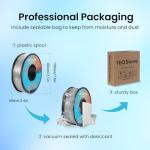 TEQStone 1.75mm Blue TPU Filament 1Kg Spool