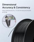 ELEGOO 1.75mm 95A Black TPU Filament 1KG
