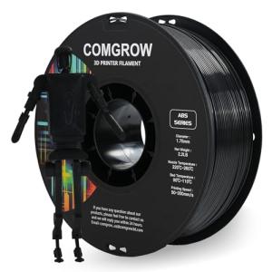 Comgrow 1.75mm ABS Filament - Strong Black 1kg