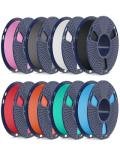 SUNLU High Speed 1.75mm Multicolor PETG Filament Pack