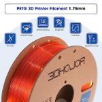 3DHoJor 1.75mm PETG Filament - 2.2 LBS Orange