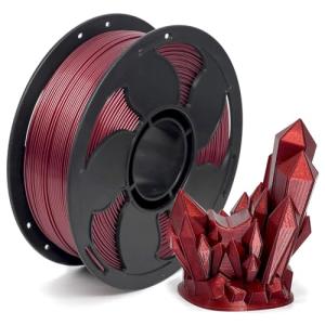 Metallic Wine Red PETG Filament 1.75mm 1kg Spool