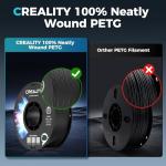 Creality Black PETG 1.75mm 3D Printer Filament