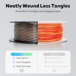 Metallic Wine Red PETG Filament 1.75mm 1kg Spool