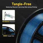 Flashforge Metallic Blue PETG Filament 1.75mm 1kg