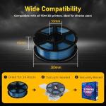 Flashforge Metallic Blue PETG Filament 1.75mm 1kg