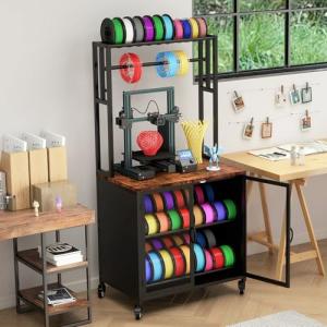 MASHELLY 3D Printer Stand with Filament Storage