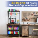 MASHELLY 3D Printer Stand with Filament Storage