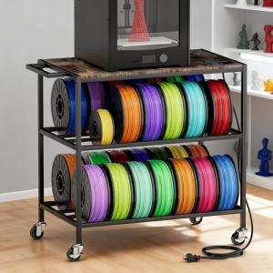 Atrastout Heavy Duty 3D Printer Stand with Storage