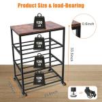 4-Tier 3D Printer Stand with Filament Storage