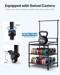 3-Tier 3D Printer Filament Storage Rack with Wheels