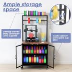 MASHELLY 3D Printer Stand with Filament Storage