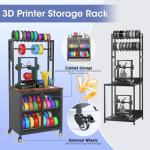 MASHELLY 3D Printer Stand with Filament Storage