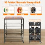 4-Tier 3D Printer Stand with Filament Storage