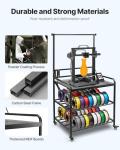3-Tier 3D Printer Filament Storage Rack with Wheels