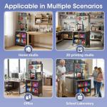 MASHELLY 3D Printer Stand with Filament Storage