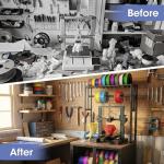 MASHELLY 3D Printer Stand with Filament Storage