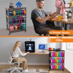 4-Tier 3D Printer Stand with Filament Storage