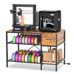 Heavy Duty 3D Printer Stand with Filament Storage