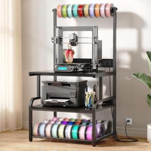 Homieasy Rolling 3D Printer Stand with Storage