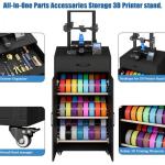 CXQ Heavy-Duty 3D Printer Stand with Storage