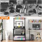 Homieasy Rolling 3D Printer Stand with Storage