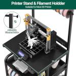 Homieasy Rolling 3D Printer Stand with Storage