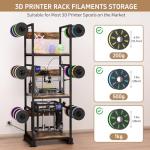 MILEFA 3D Printer Rack with Filament Storage