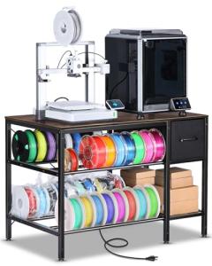 3D Printer Stand with Filament Storage Drawer