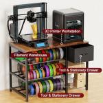 GUULIBERA 3D Printer Stand with Filament Rack