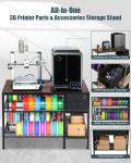 3D Printer Stand with Filament Storage Drawer