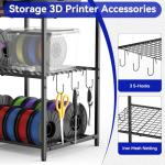 EnigmaSoul 3D Printer Stand with Filament Storage